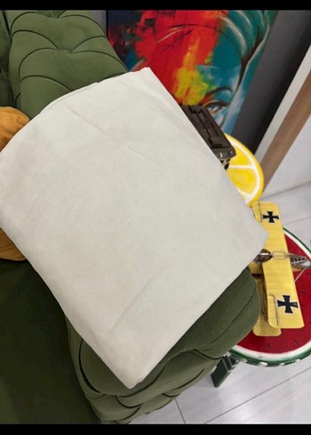 SIFIR ÇİFT KANAT KREM FON PERDE - Görsel 5