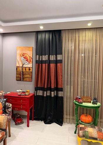 SIFIR ÇİFT KANAT PANO FON PERDE - Görsel 3