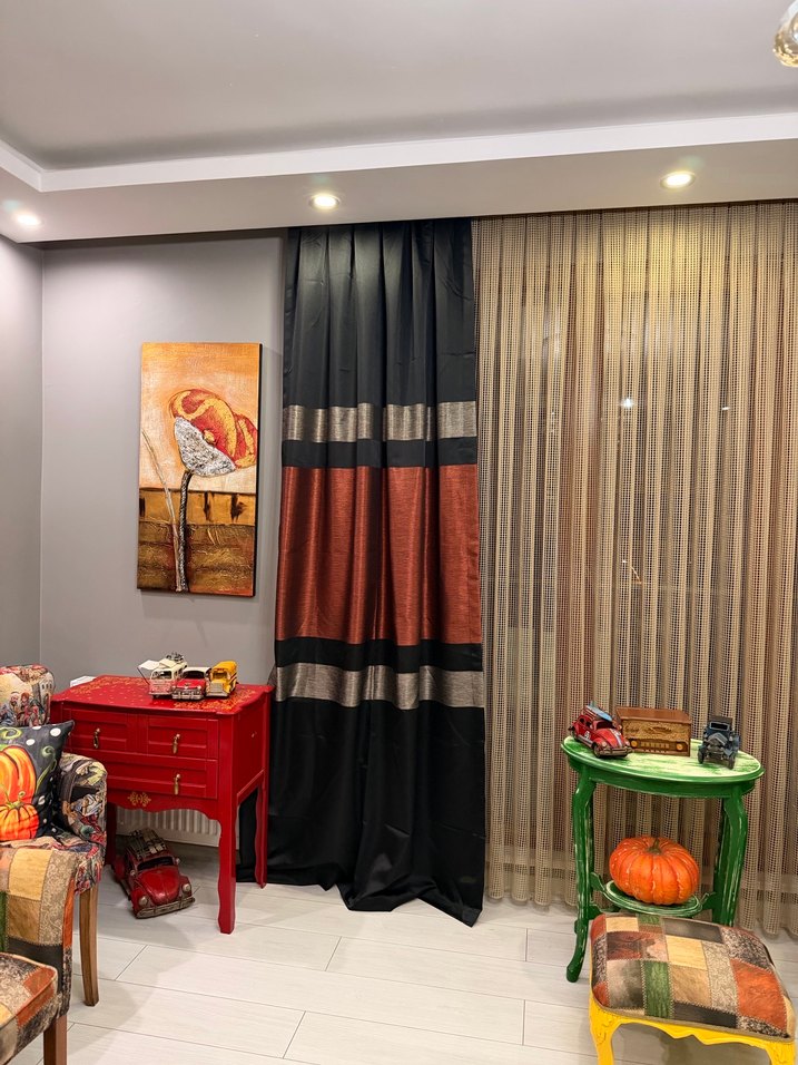 SIFIR ÇİFT KANAT PANO FON PERDE - Görsel 3