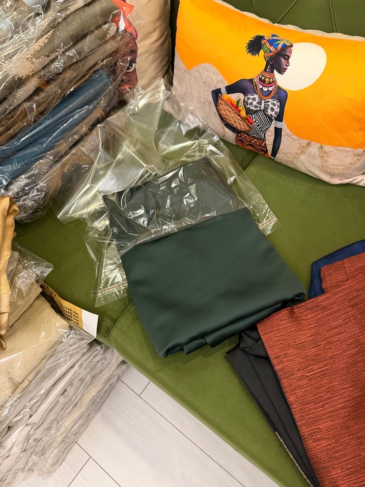 SIFIR HAKİ ÇİFT KANAT IŞIK GEÇİRMEZ FON PERDE - Görsel 3