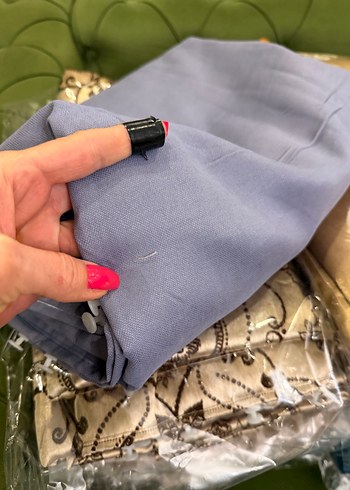 SIFIR LİLA ÇİFT KANAT FON PERDE - Görsel 3