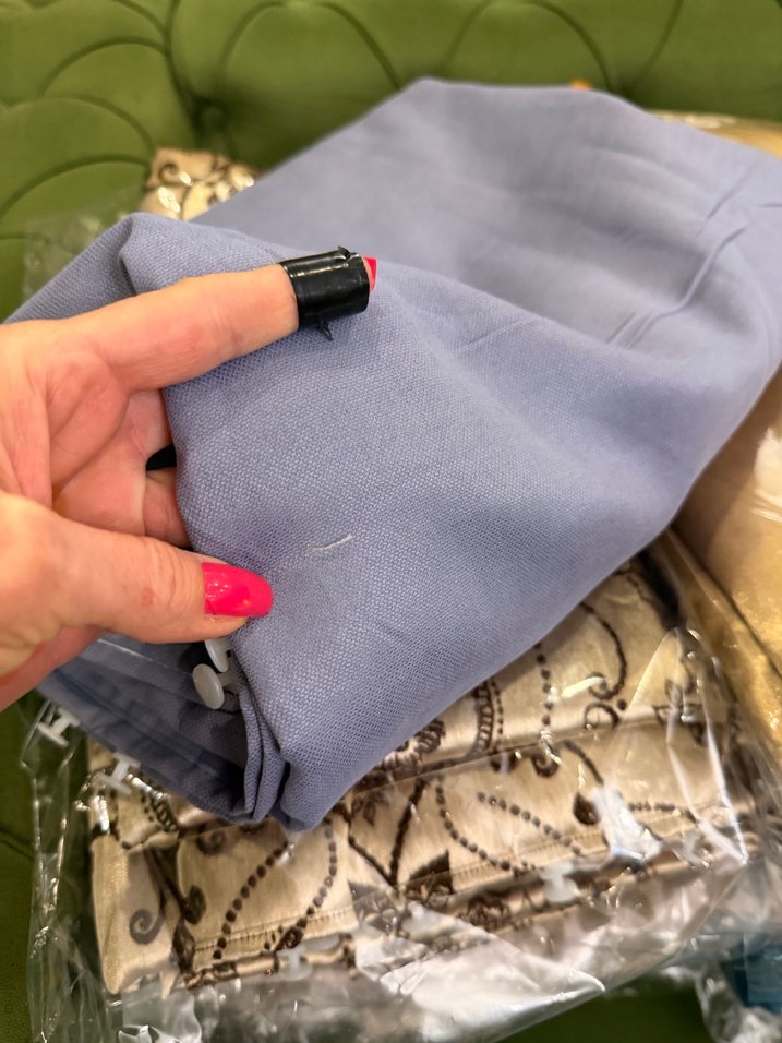 SIFIR LİLA ÇİFT KANAT FON PERDE - Görsel 3