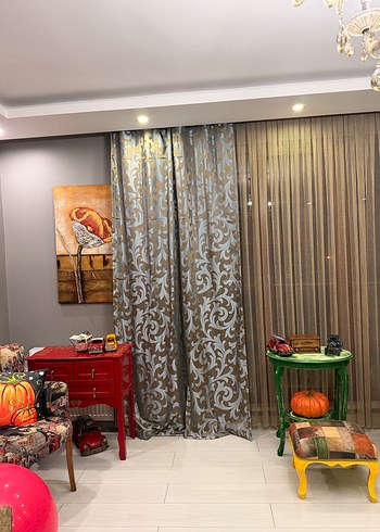 SIFIR YENİ SEZON CİFT KANAT FON PERDE - Görsel 5