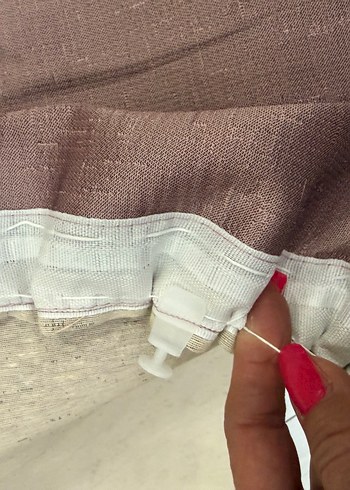 SIFIR ÇİFT KANAT YENİ SEZON KETEN FON PERDE - Görsel 4