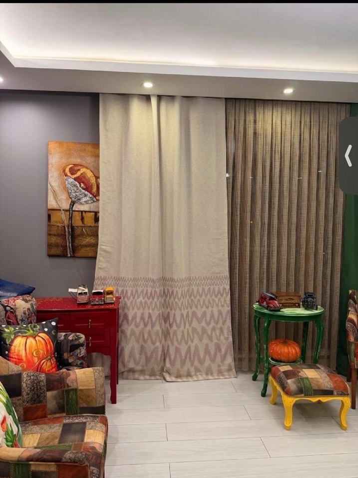 SIFIR ÇİFT KANAT YENİ SEZON KETEN FON PERDE - Görsel 5