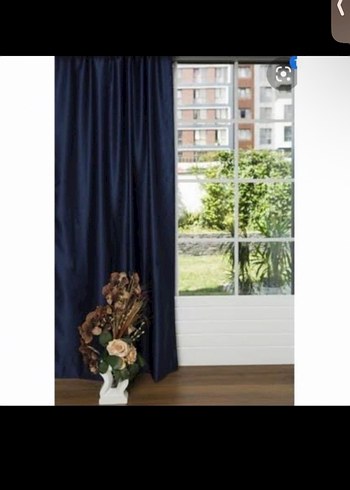 SIFIR TEK KANAT LACİVERT KARARTMA FON PERDE - Görsel 4