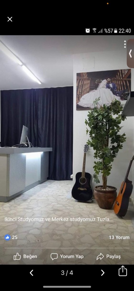 SIFIR TEK KANAT LACİVERT KARARTMA FON PERDE - Görsel 3