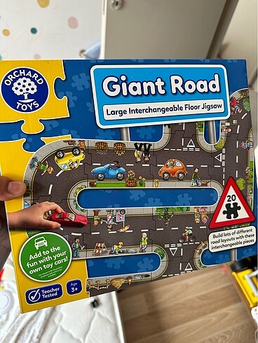 Giant road yeni - buyuk boy yol puzzle