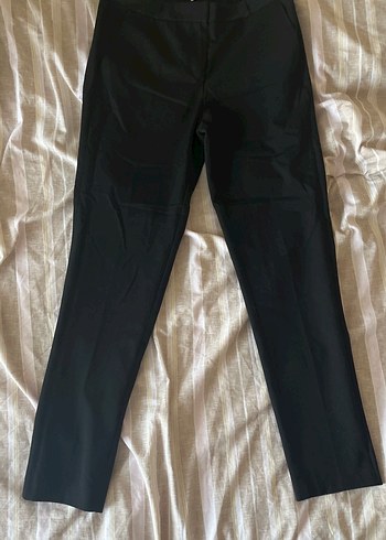 Siyah Kadın Kumaş Pantolon Regular Fit