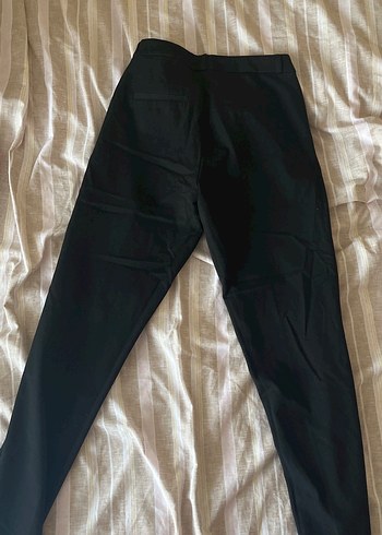 34 Beden Siyah Kadın Kumaş Pantolon Regular Fit