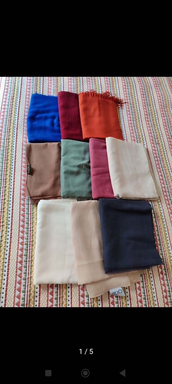 Kadın Çok Renkli Bohem Şal Seti - Görsel 5