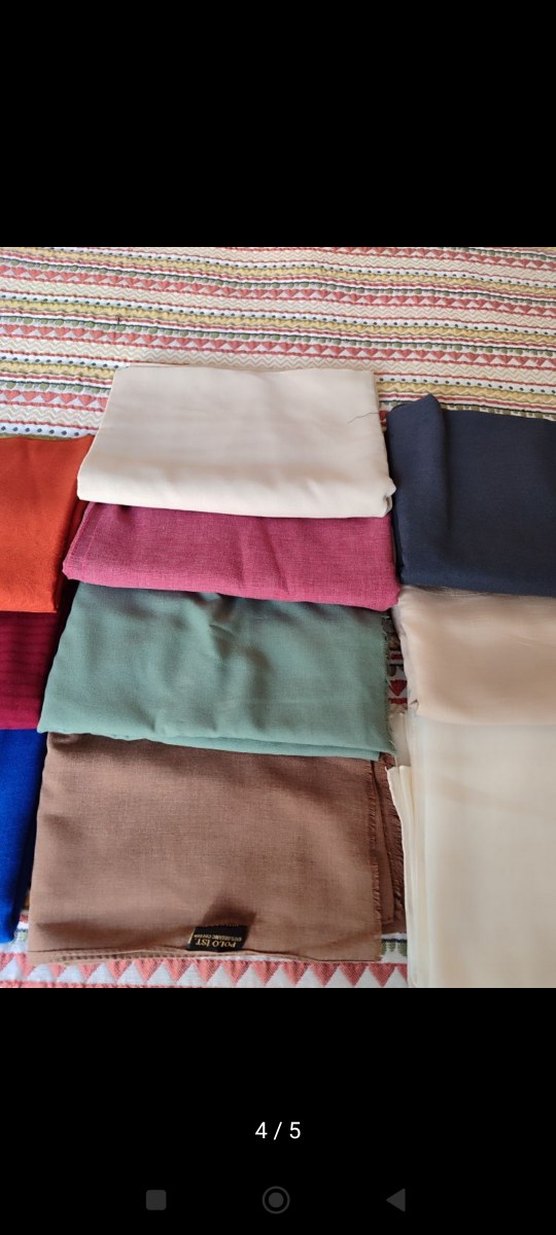 Kadın Çok Renkli Bohem Şal Seti - Görsel 3