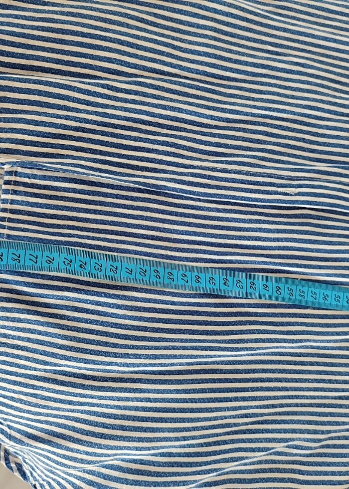 Çizgili kadın gömlek - Görsel 4