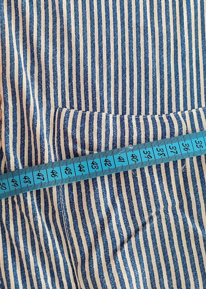 Çizgili kadın gömlek - Görsel 5