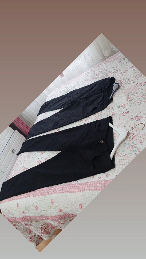 Siyah Kemerli Erkek Denim Pantolon - Görsel 2