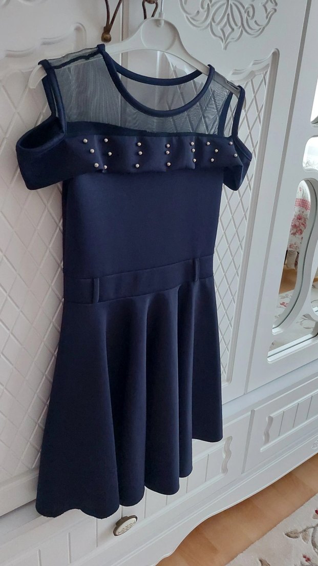 kız çocuk elbise çok şık - Görsel 3