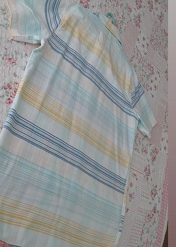 Pamuklu Çok Renkli Kısa Kollu Gömlek - Görsel 5