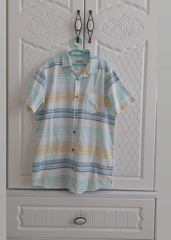 Pamuklu Çok Renkli Kısa Kollu Gömlek - Görsel 2