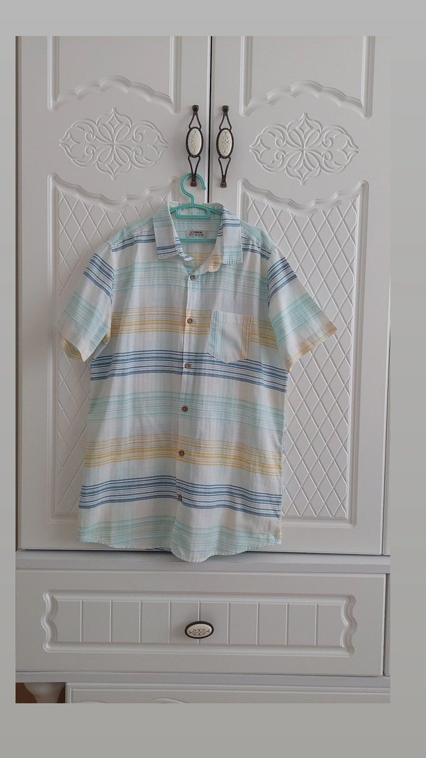 Pamuklu Çok Renkli Kısa Kollu Gömlek - Görsel 2