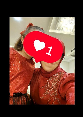 Parlak Kırmızı Kız Çocuk Abiye Elbise - Görsel 3