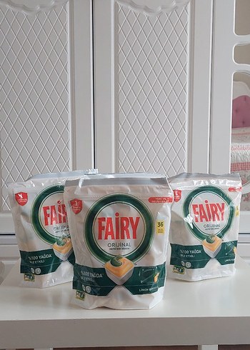 Fairy Orijinal Bulaşık Tableti, 36'lı Beyaz - Görsel 6