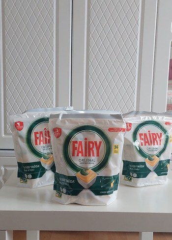 Fairy Orijinal Bulaşık Tableti, 36'lı Beyaz - Görsel 7
