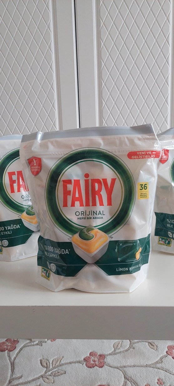 Fairy Orijinal Bulaşık Tableti, 36'lı Beyaz - Görsel 5
