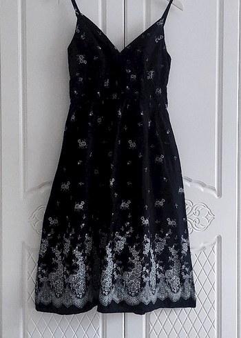 Siyah Dantelli Straplez Midi Gotik Elbise - Görsel 12