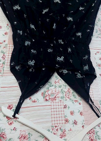 Siyah Dantelli Straplez Midi Gotik Elbise - Görsel 8