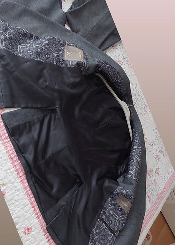 Gri Modern Klasik Erkek Ceket ve Yelek Takımı - Görsel 8