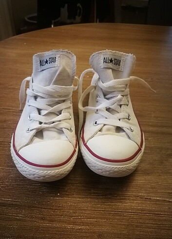 Converse orjinal 35 numara beyaz ayakkabi