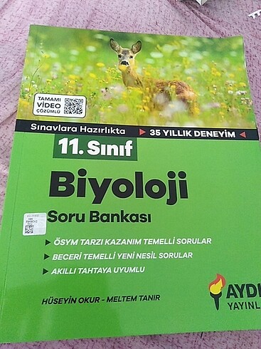 11. Sınıf aydın yayınları biyoloji soru bankası