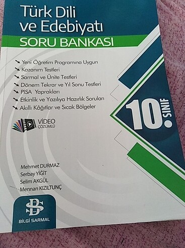 10. Sınıf bilgi sarmal yayınları Türk Dili ve edebiyatı soru ban