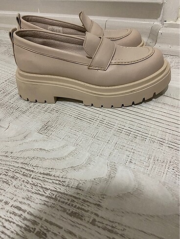 LC Waikiki Bej loafer ayakkabı