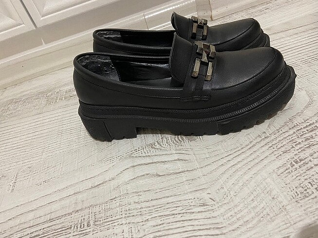 Diğer Siyah loafer ayakkabı
