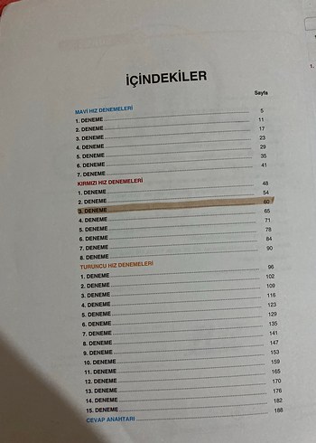 Hız ve Renk yayınları TYT Sosyal Bilimler Denemeleri Kitabı