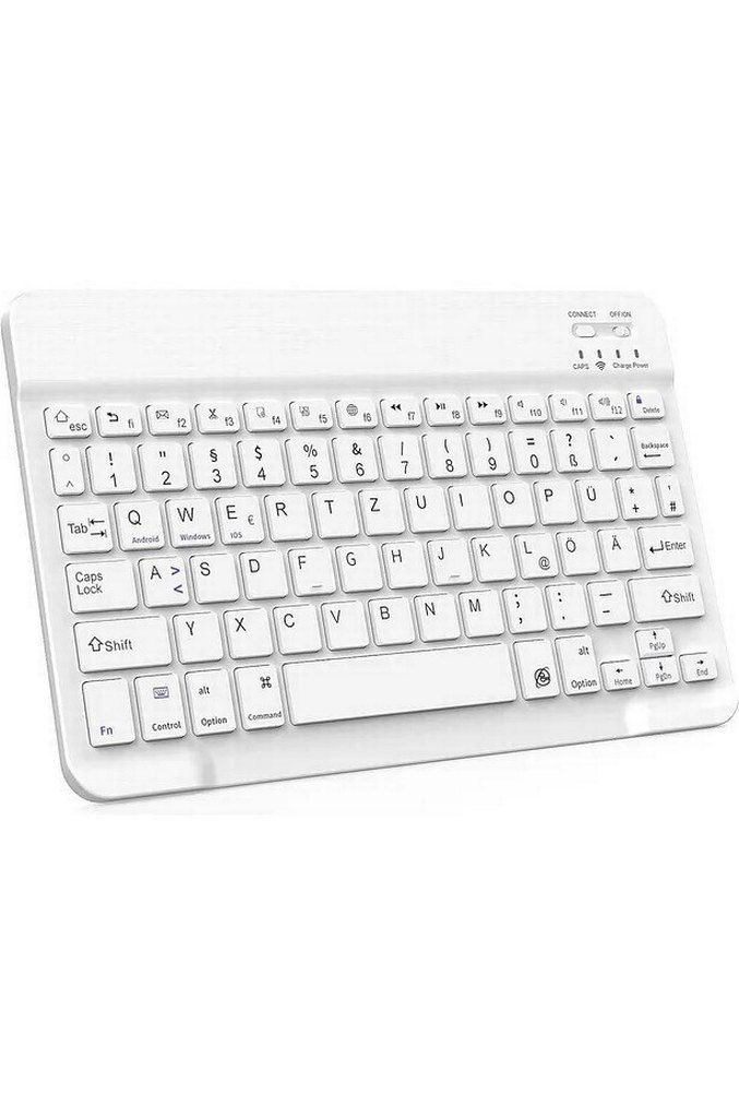Beyaz Kablosuz Bluetooth Klavye - Görsel 5