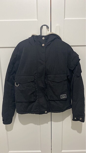 Bershka Bershka siyah mont