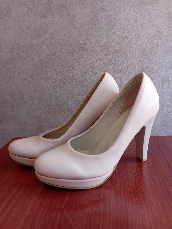 Bej Kadın Yüksek Topuklu Stiletto - Görsel 2