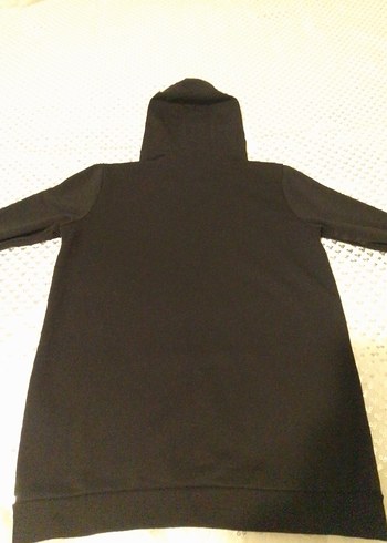 Uzun Kollu Siyah Kapüşonlu erkek çocuk Sweatshirt - Görsel 7