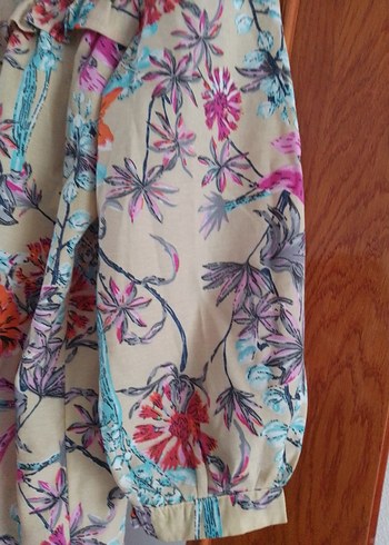 Bohem Çok Renkli Hamile Bluzu - Görsel 3