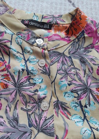 Bohem Çok Renkli Hamile Bluzu - Görsel 9