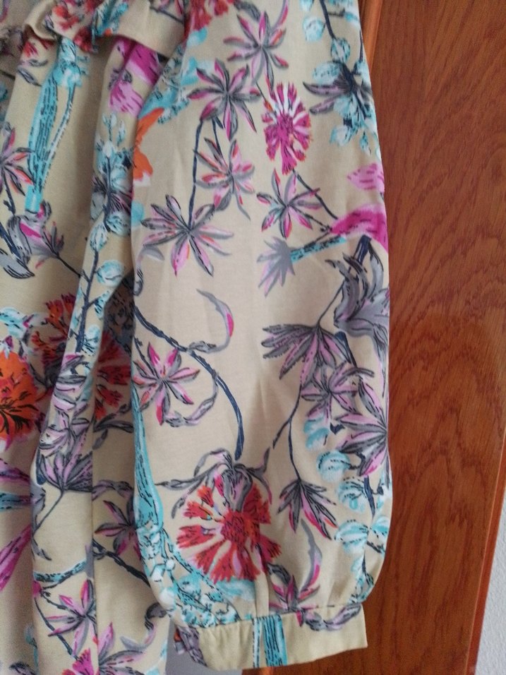 Bohem Çok Renkli Hamile Bluzu - Görsel 3