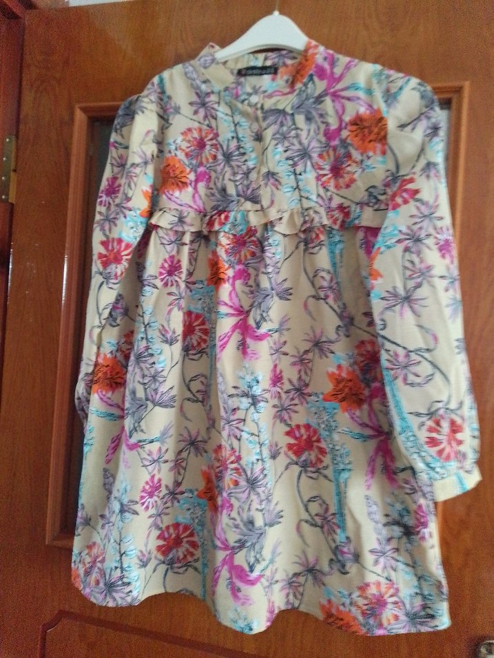 Bohem Çok Renkli Hamile Bluzu - Görsel 2