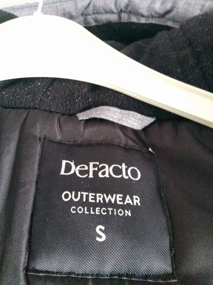 Gri Kapüşonlu Fermuarlı Erkek mont - Görsel 5