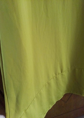 Sarı Uzun Kollu Salaş Kadın Elbise - Görsel 4