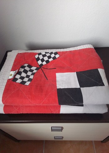 Kırmızı Formula 1 Desenli Çocuk pikesi - Görsel 7