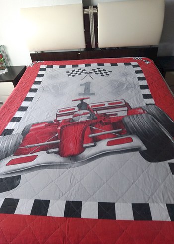 Kırmızı Formula 1 Desenli Çocuk pikesi - Görsel 2