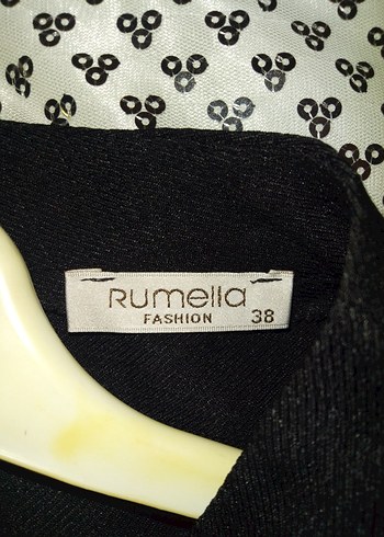 Uzun Kollu Siyah Midi Tunik - Görsel 11