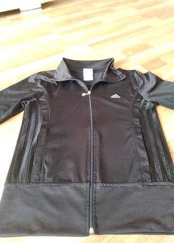 Siyah Fermuarlı Kadın Spor Ceket - Görsel 5